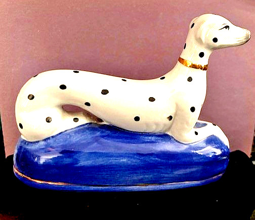 Vintage Dalmatian Figurine Staffordshire Style Fitz Floyd