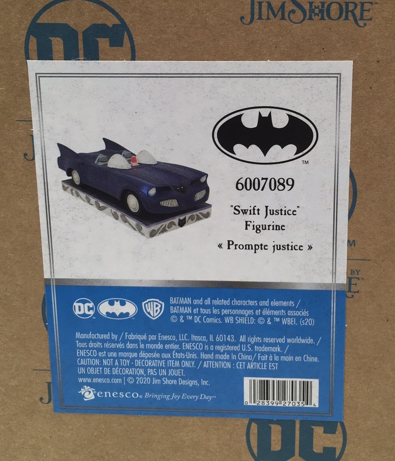 Jim Shore DC Comics Batmobile – Swift Justice #6007089