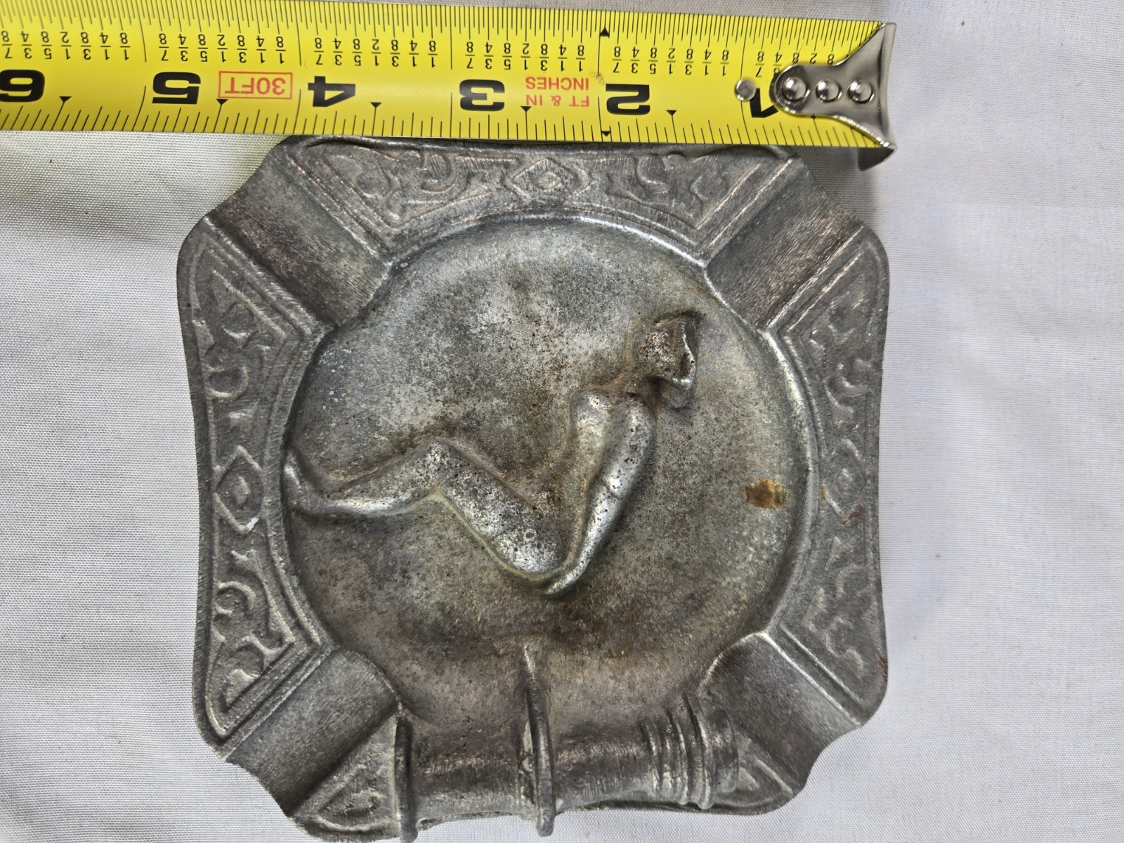 Art Nouveau Art Deco Bathing Beauty Ashtray