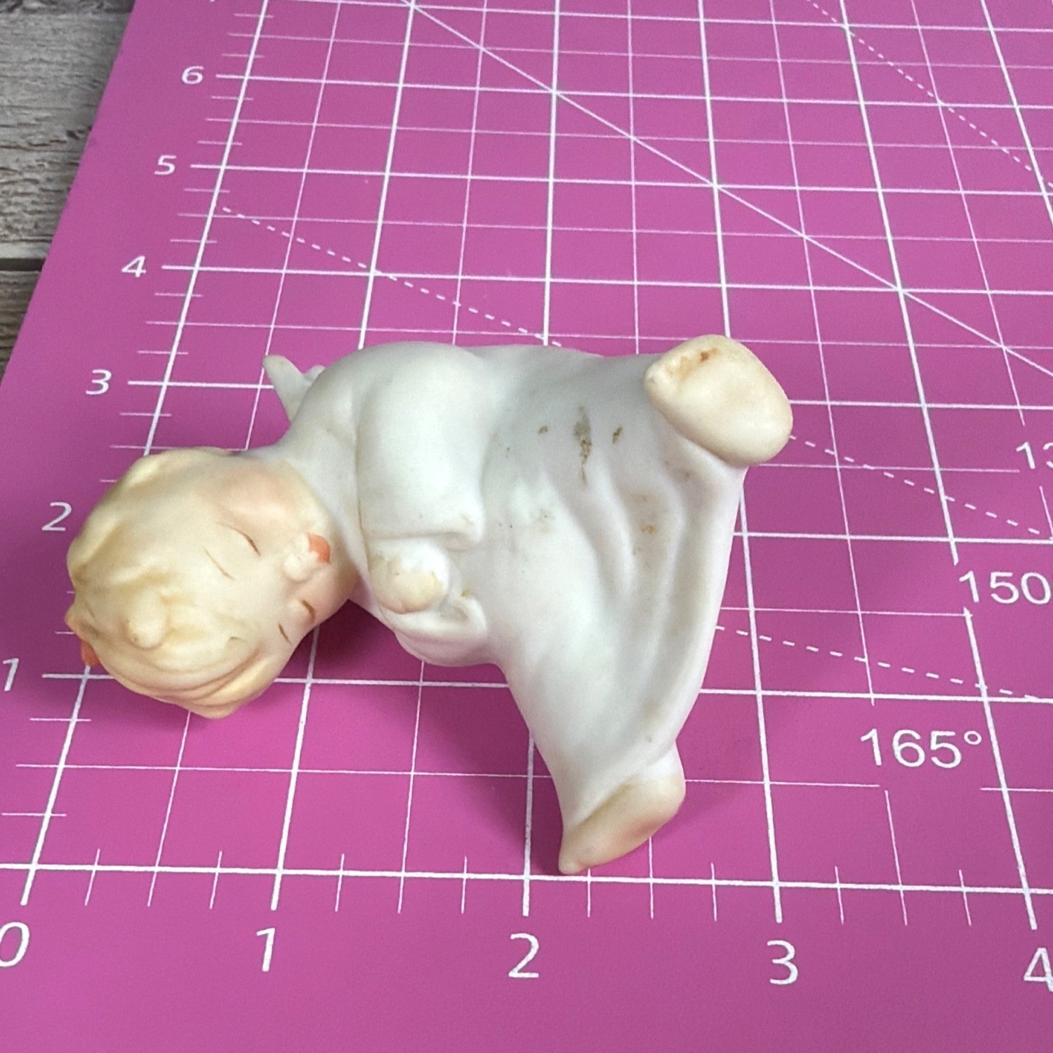 Vintage 1980s Editions In Porcelain Angel Cherub Boy Girl Pair Set Of 2 Made USA