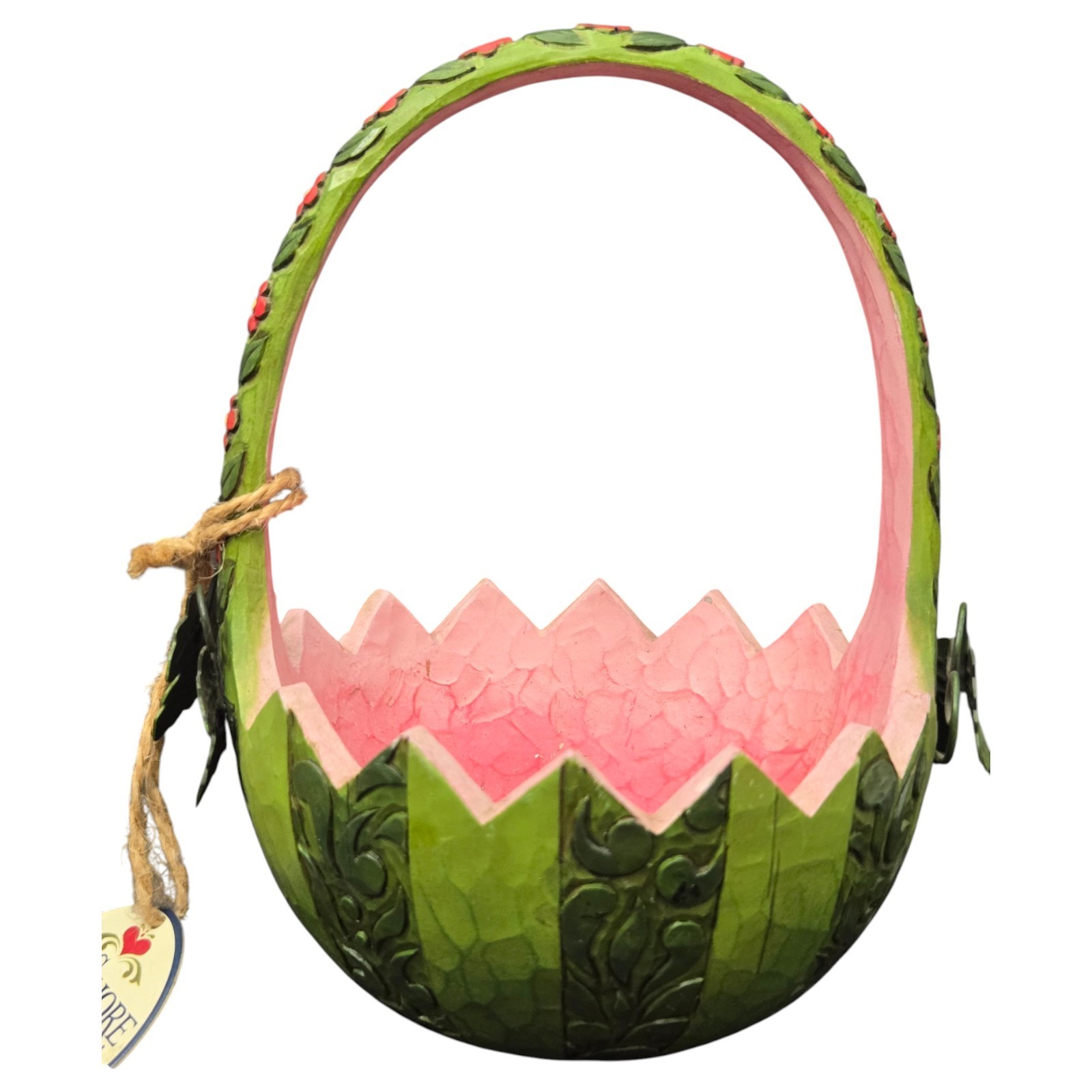 Jim Shore Watermelon Basket With 4 Fruits “A Taste of Summer’s Goodness” 2007