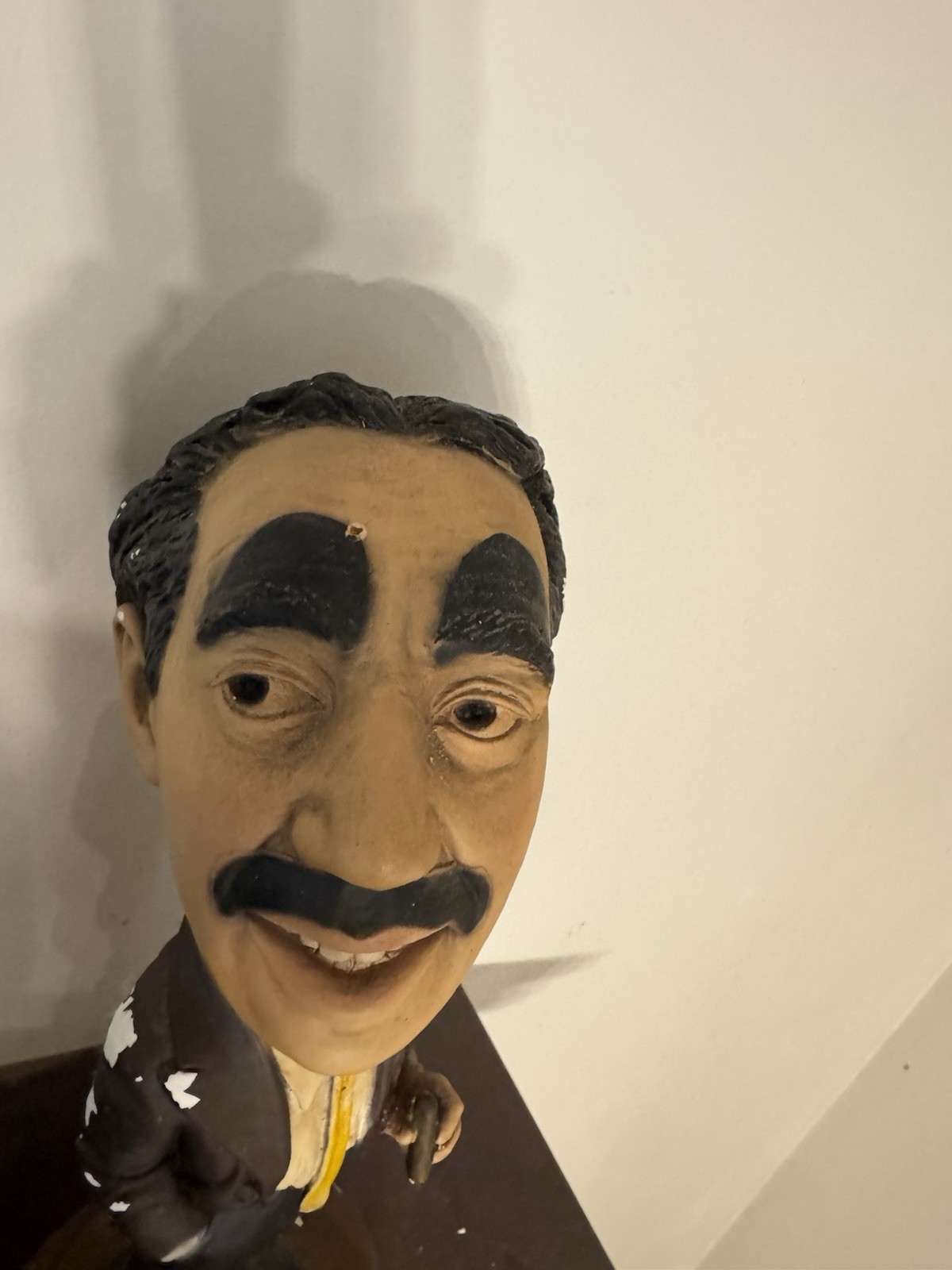 Vintage 1973 ESCO Groucho Marx Statue 16.5″ Chalkware Marx Brothers Figure