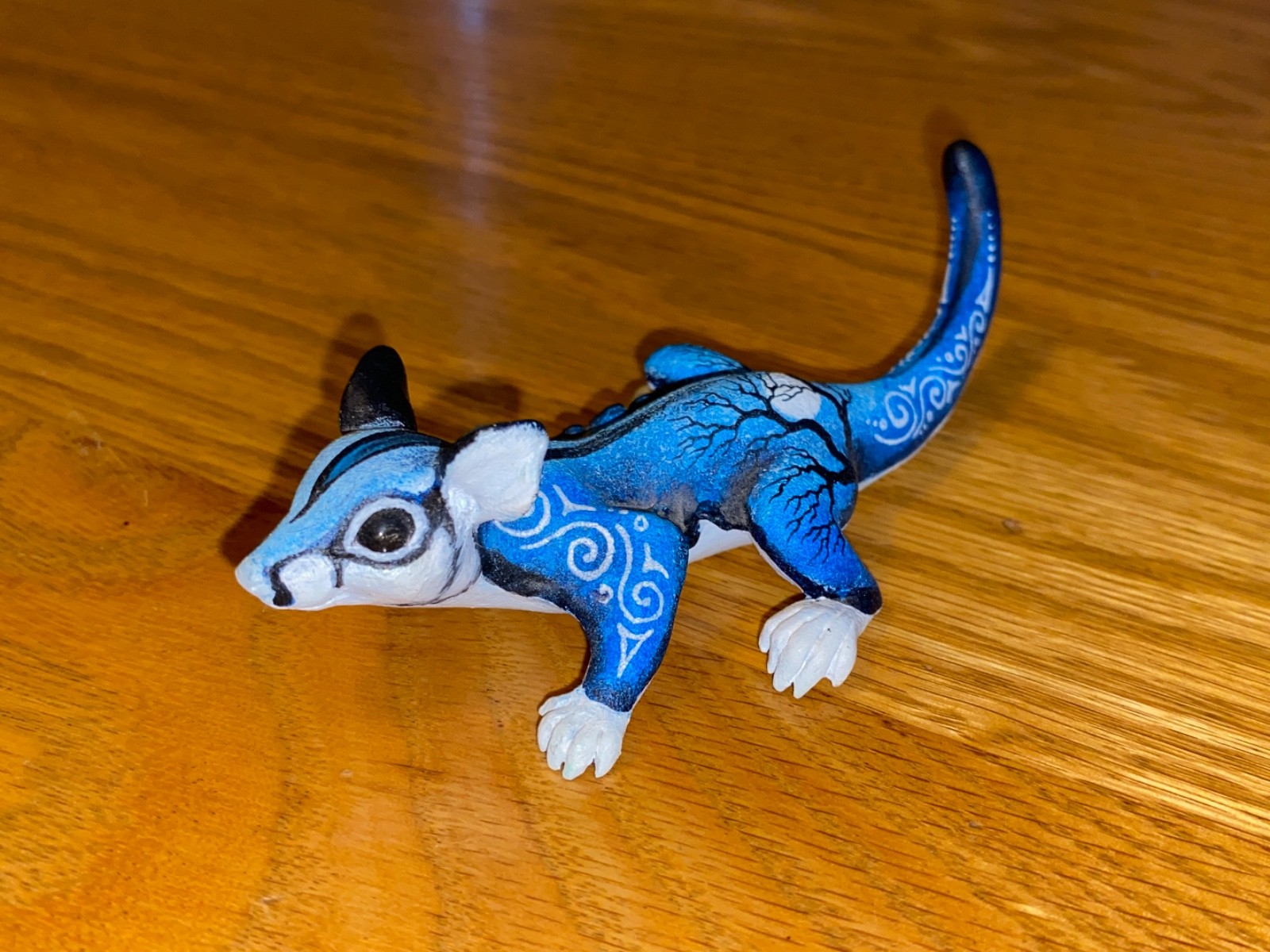 Demiurgus Dreams Hand Sculpted Moonlight Flying Squirrel Figurine