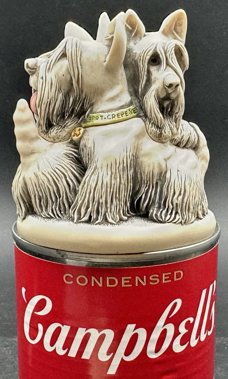 Harmony Kingdom Scotland Yard Dogs Scottish Terriers Figurine Trinket Box TJHO6