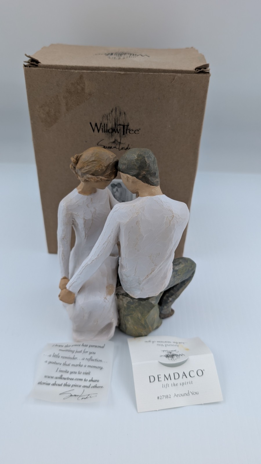 Willow Tree Figurine Around You 27182 By Susan Lordi Demdaco with Box
