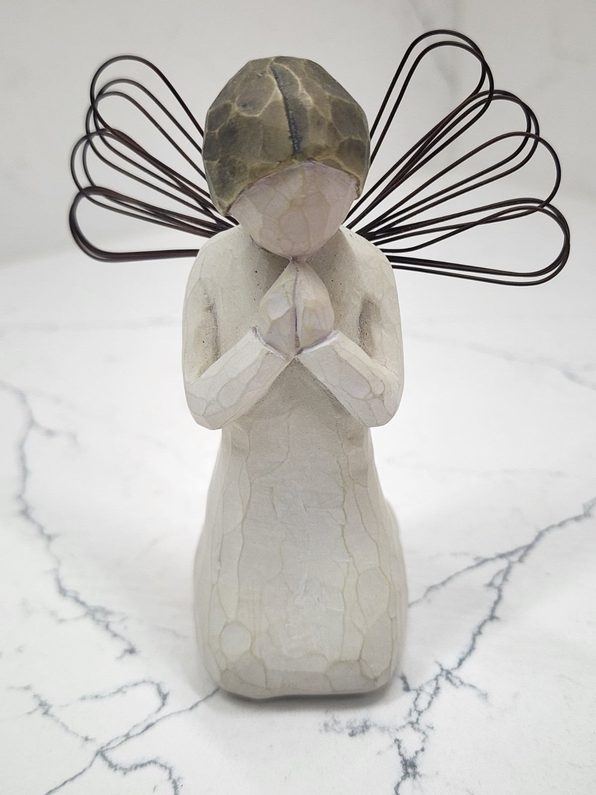 2 Willow Tree Figurines Angel of Prayer & Angel of Healing