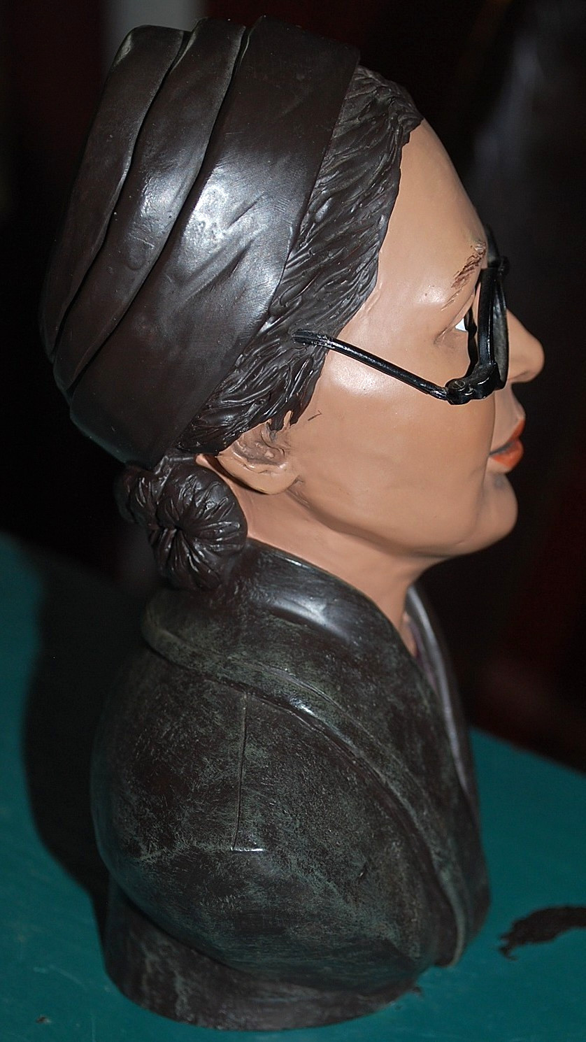 RARE Vtg 1995 ROSA PARKS BUST Resin Figurine SARAH’S ATTIC/Black Heritage 6.25″
