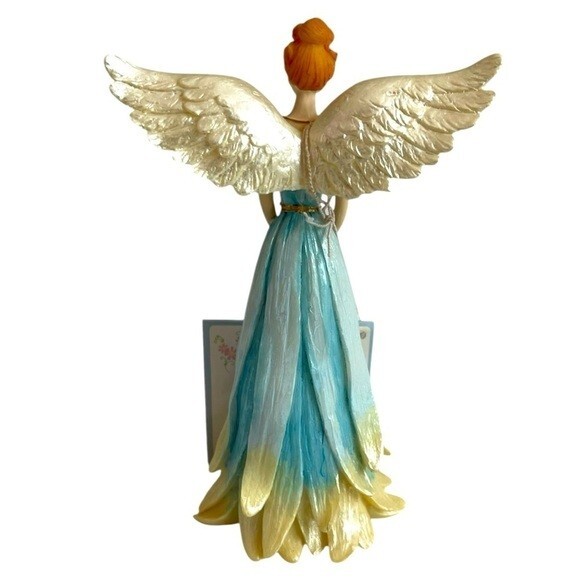 Celestial Angel Figurine September Sapphire Power of Believing 5.5″ NWT Patience
