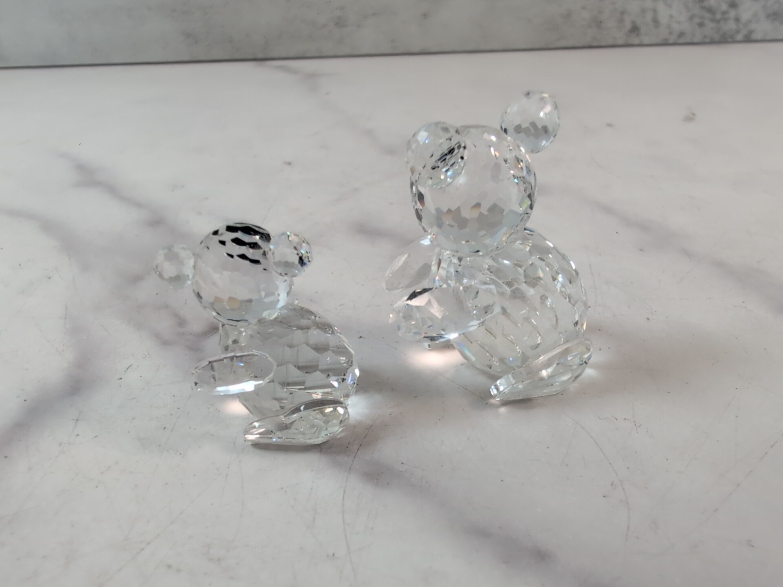 Swarovski Crystal Koala Set 1.75″ Medium & 1.25″ Mini