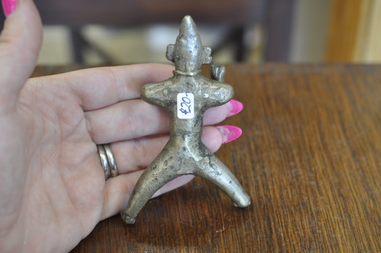 Vintage Unique Metal Figure Man 4 X 2.5 In Decor Home Classic Art Statue