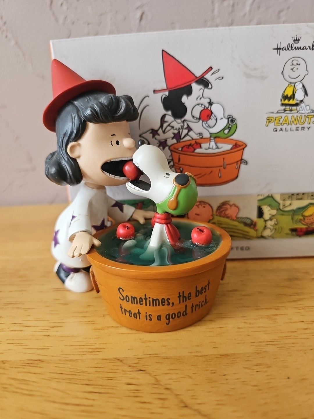 Hallmark Peanuts Halloween Sometimes The Best Treat Is A Good Trick Snoopy Lucy