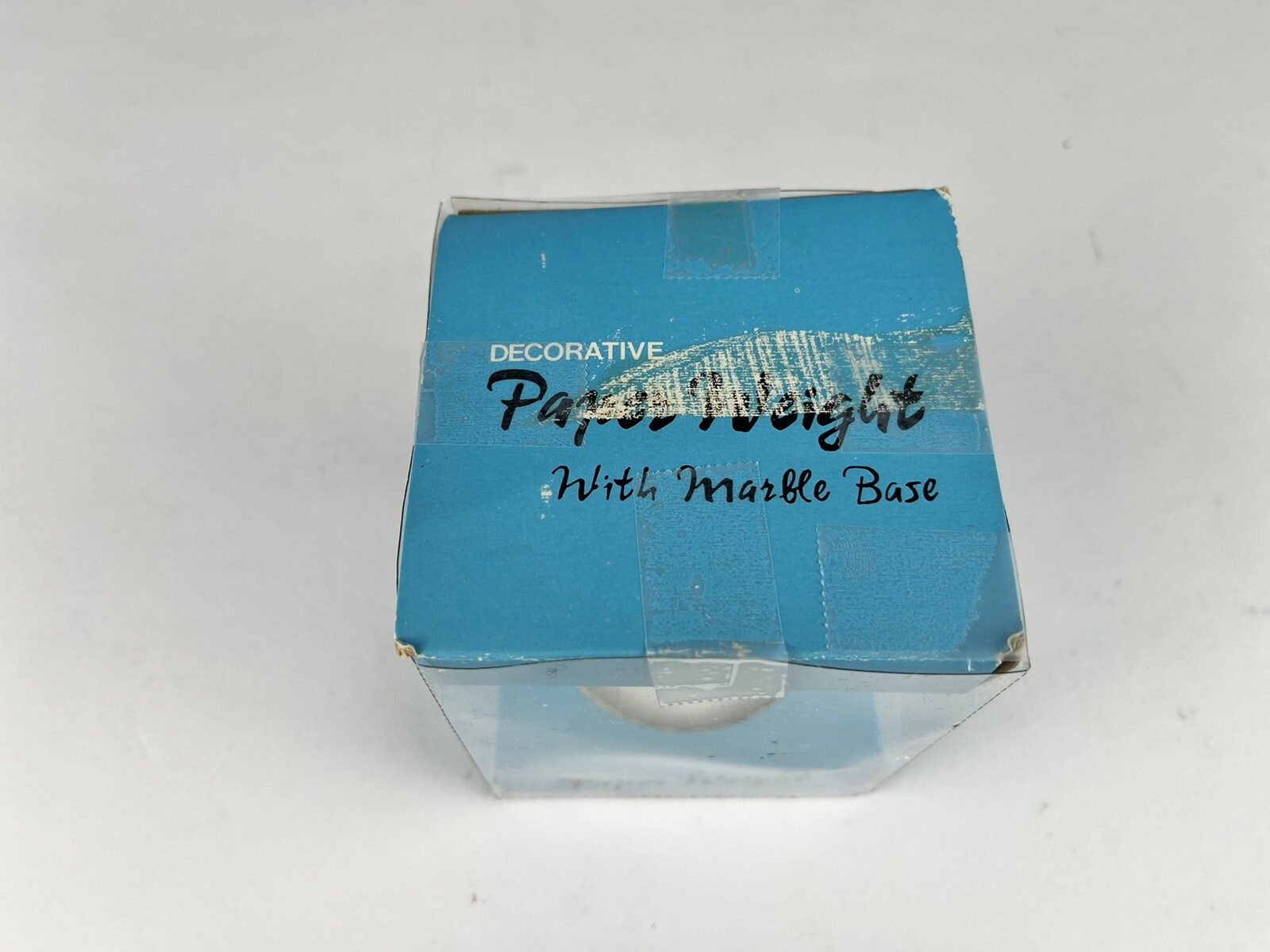Cast Figurine on Marble Base Paperweight 8 oz.