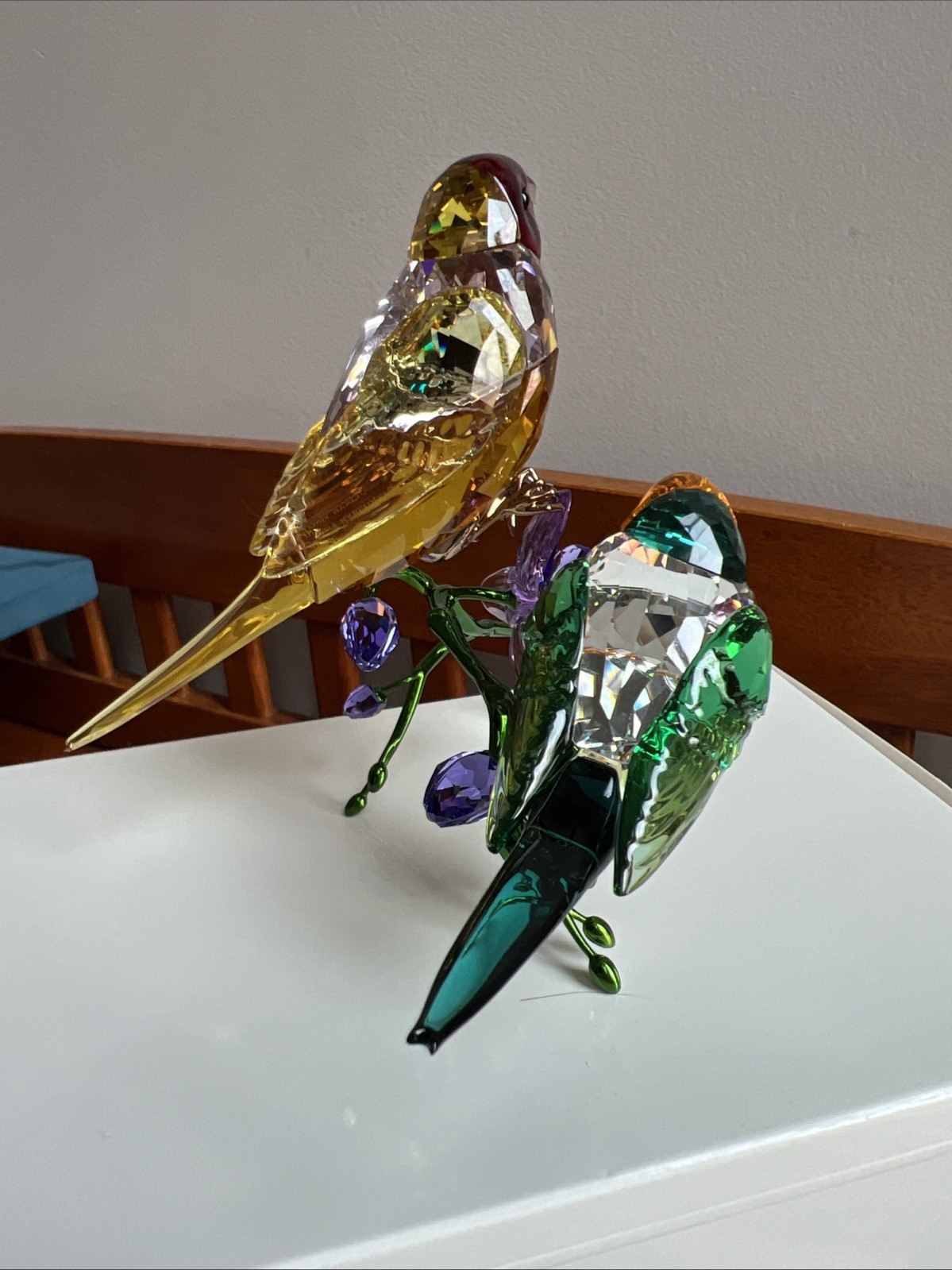 Swarovski 2024 Idyllia Gouldian Finches 5670031 Brand new in box.