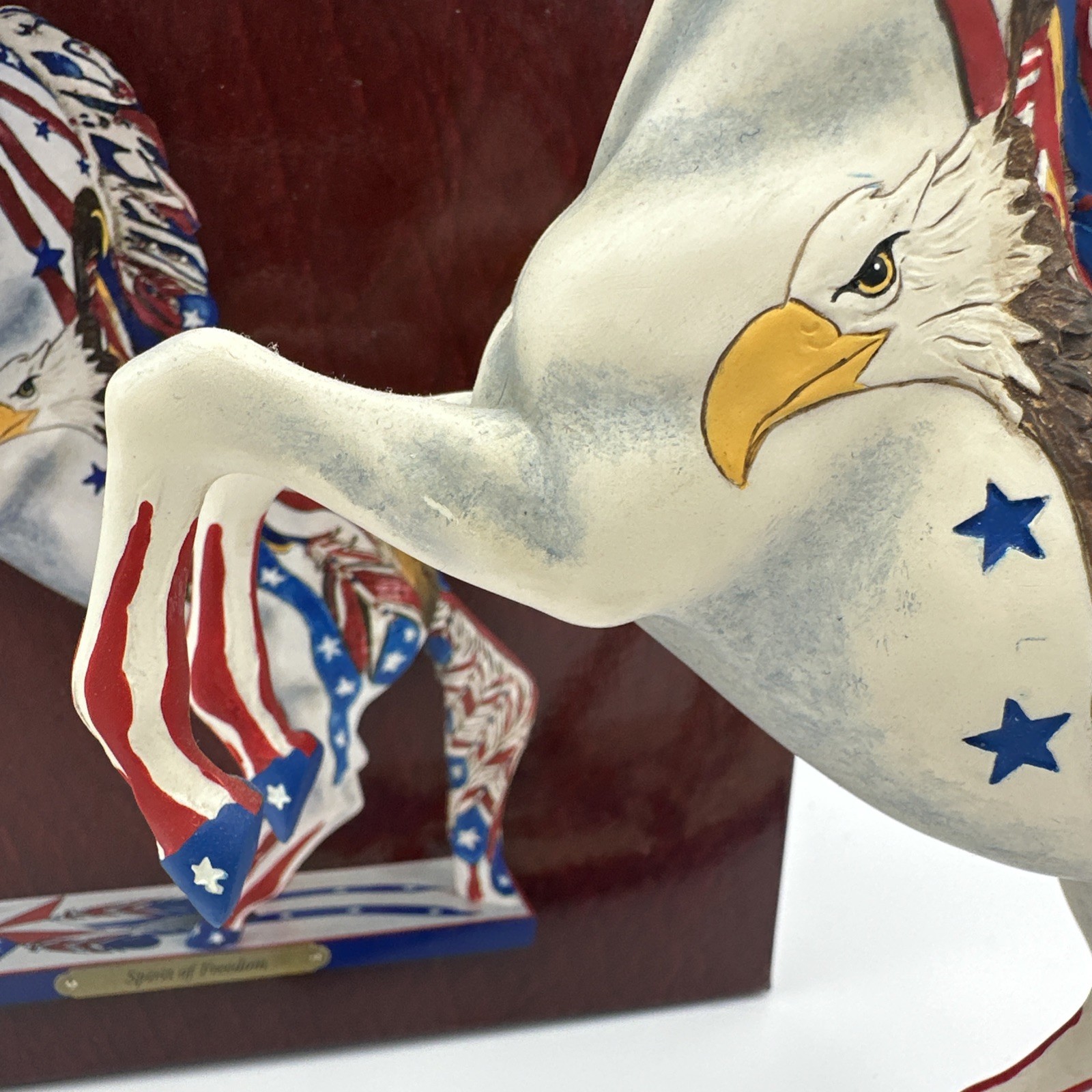 Trail of Painted Ponies “Spirit of Freedom” Lynn Bean Patriotic Horse RETIRED