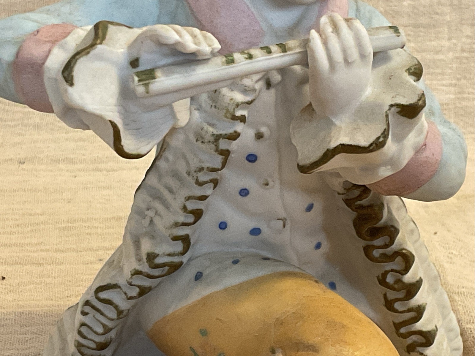 Vintage Porcelain Boy With Flute Figurine JB BETSONS CHINA
