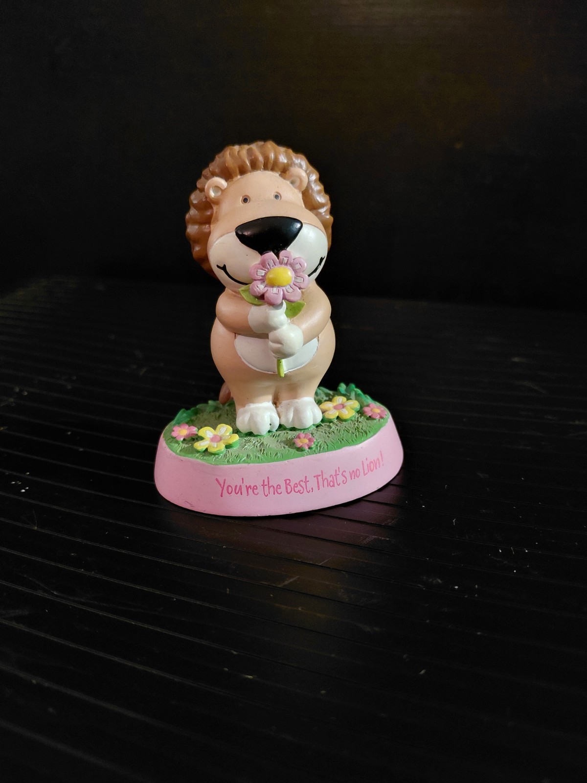 Russ Berrie & Co. lion w/flower figurine “You’re the Best That’s No Lion”