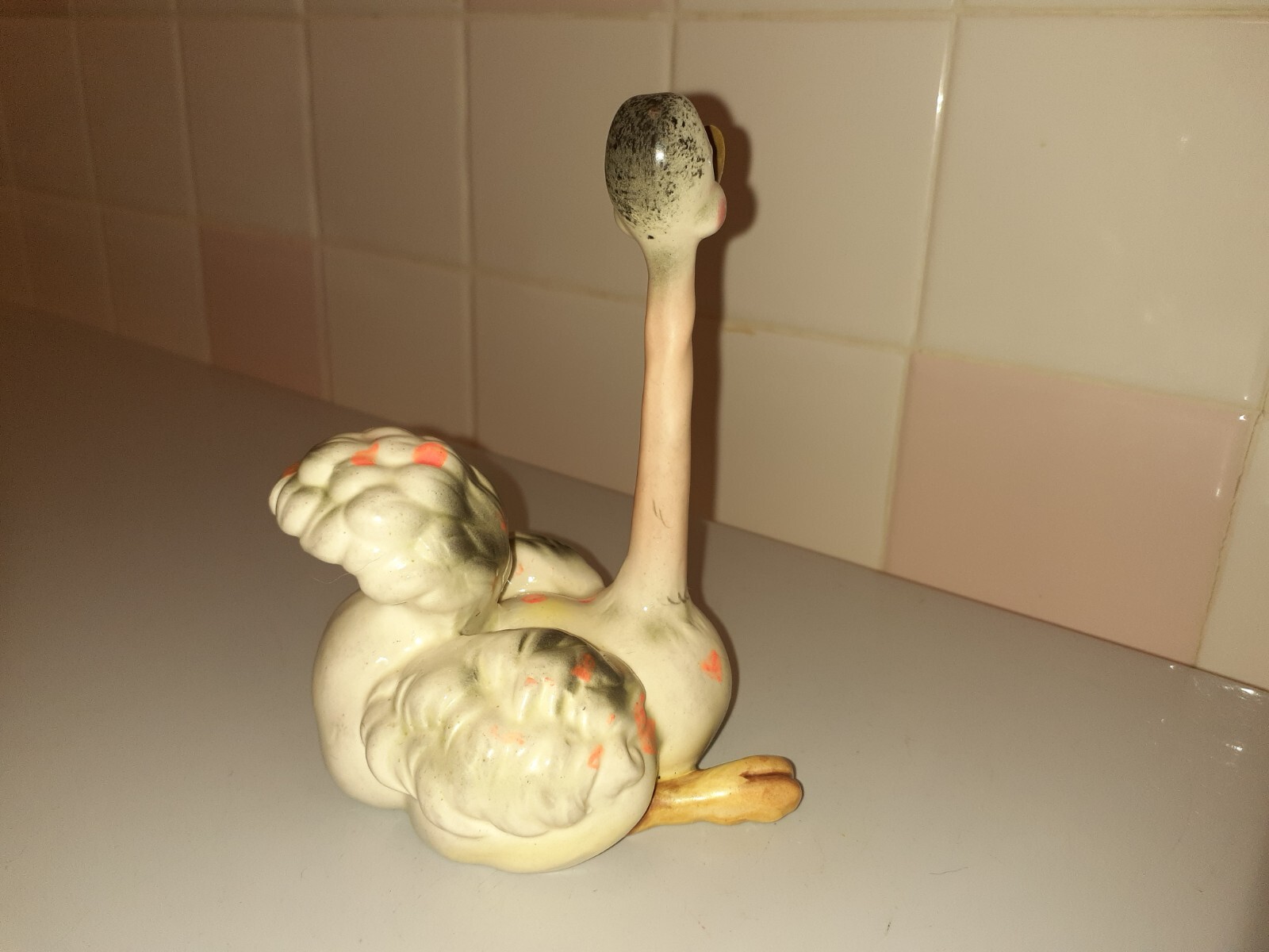 Josef Originals Adorable Mama Ostrich Figurine 5.2″ tall x 3.7″ x 3.4″