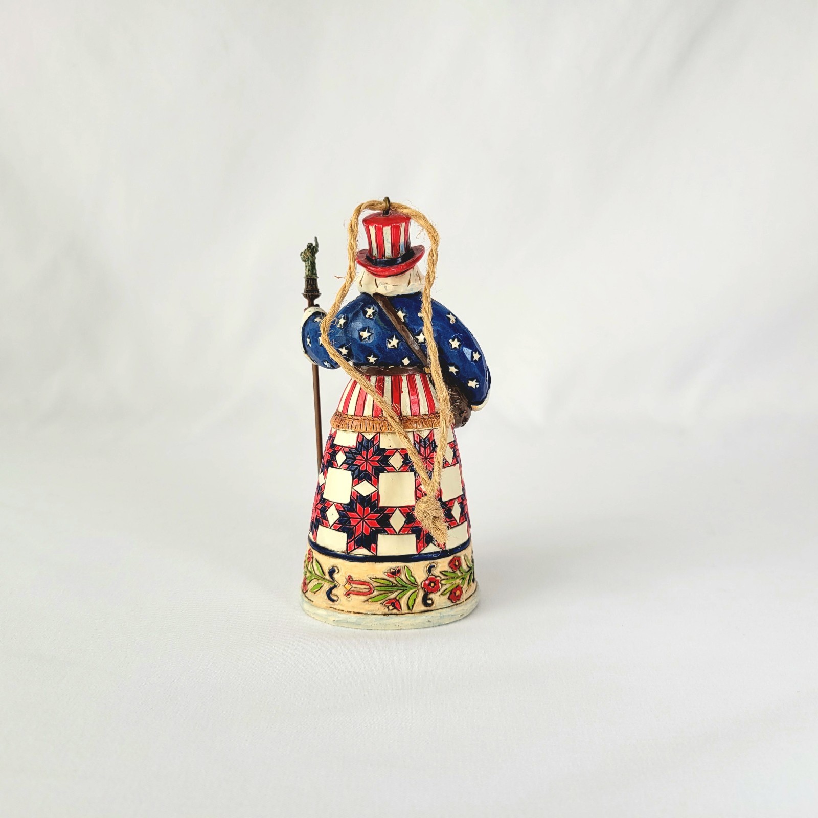 Jim Shore Heartwood American Santa Perfectly Festive In All 50 States Patriotic