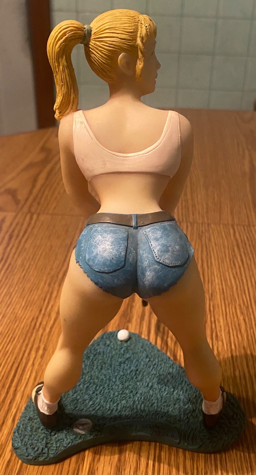SIMON LAURENS 2000 Sexy Pinup Golf Statue Figurine Collectible