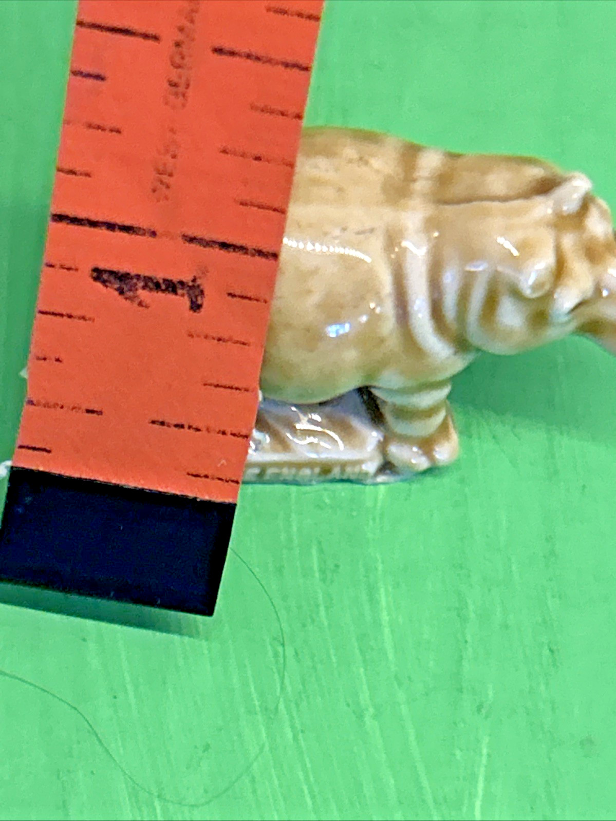 WADE WHIMSIES HIPPO Mini Vintage Figurine Miniature Hippopotamus 1.5″ ENGLAND