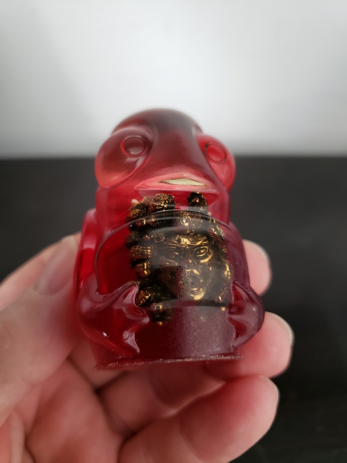 Lucky Turtle Acrylic Figurine With Lionarmory Bead One Of A Kind Medusa