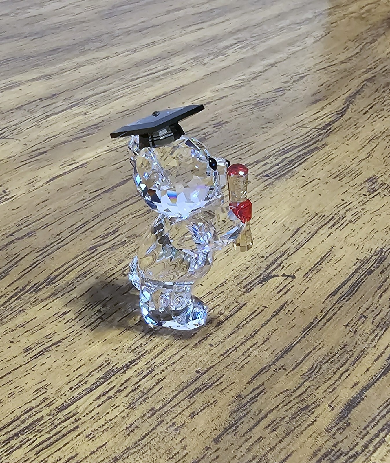 🎓 Swarovski Crystal 2018 Limited Ed., Graduation Kris Bear Figurine, Cap, NIB