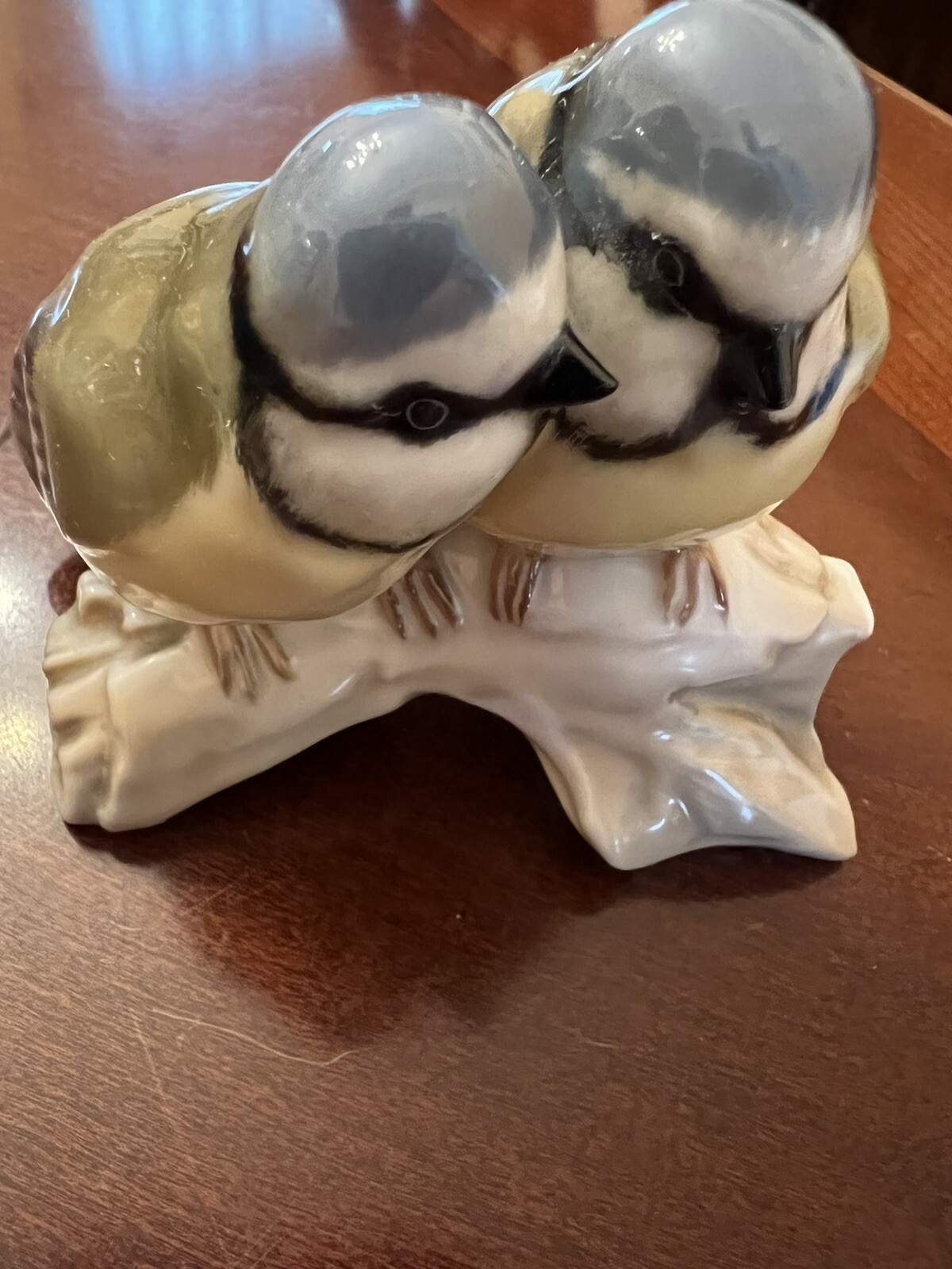 Hutschenreuther Germany Pair Of Tits Birds Porcelain Figurine