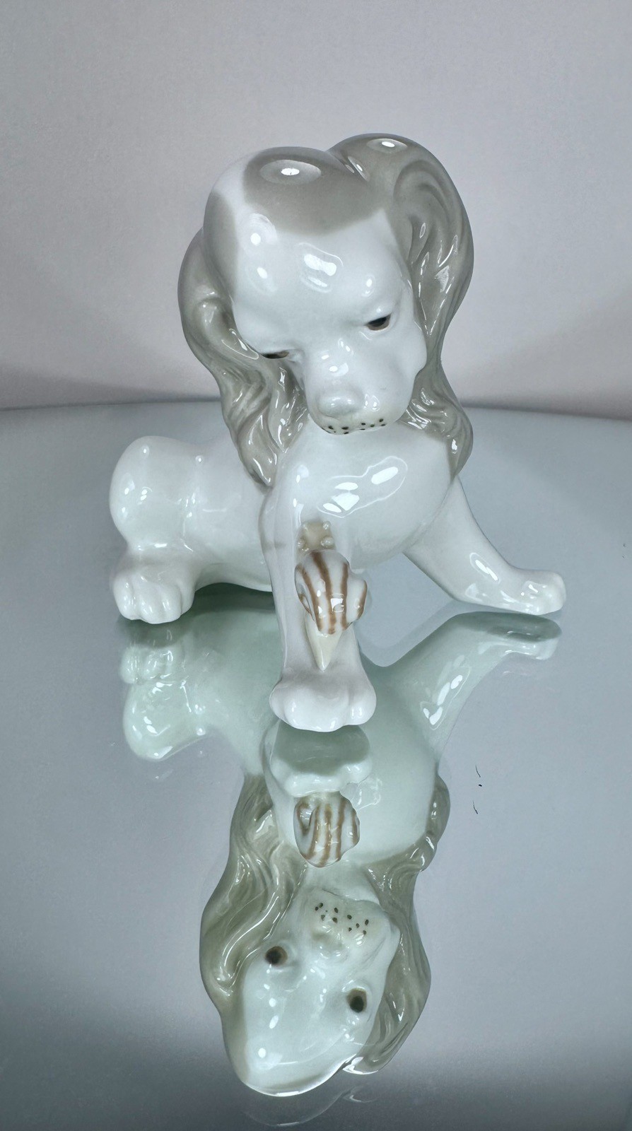 Lladro “Dog & Snail” PP102 Rare Piece Sculpted By Fulgencio Garcia