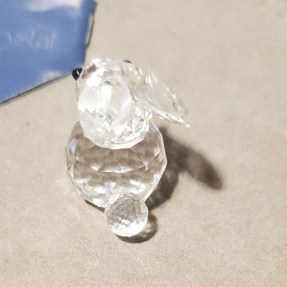 Swarovski crystal figurines lot Of 4 Animals Silver Crystal, All Older/w Boxes.