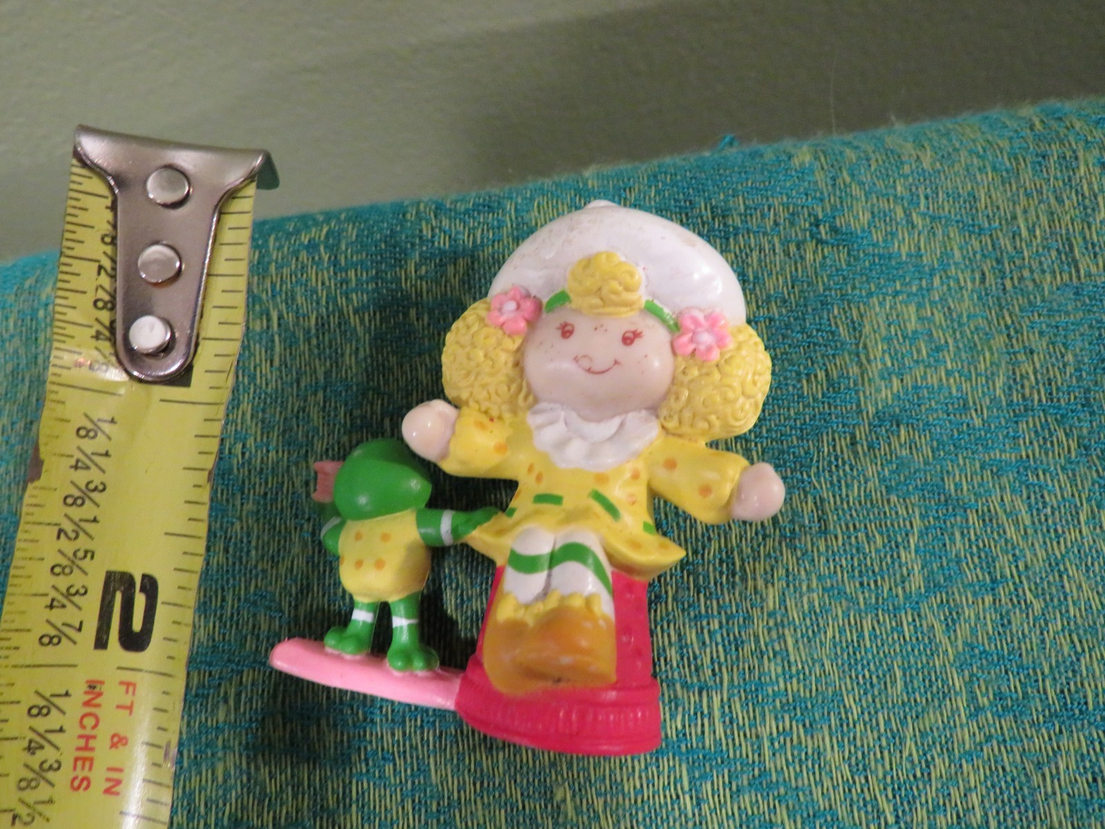 Vintage 1980’s Lemon Meringue on Thimble Strawberry Shortcake Figurine