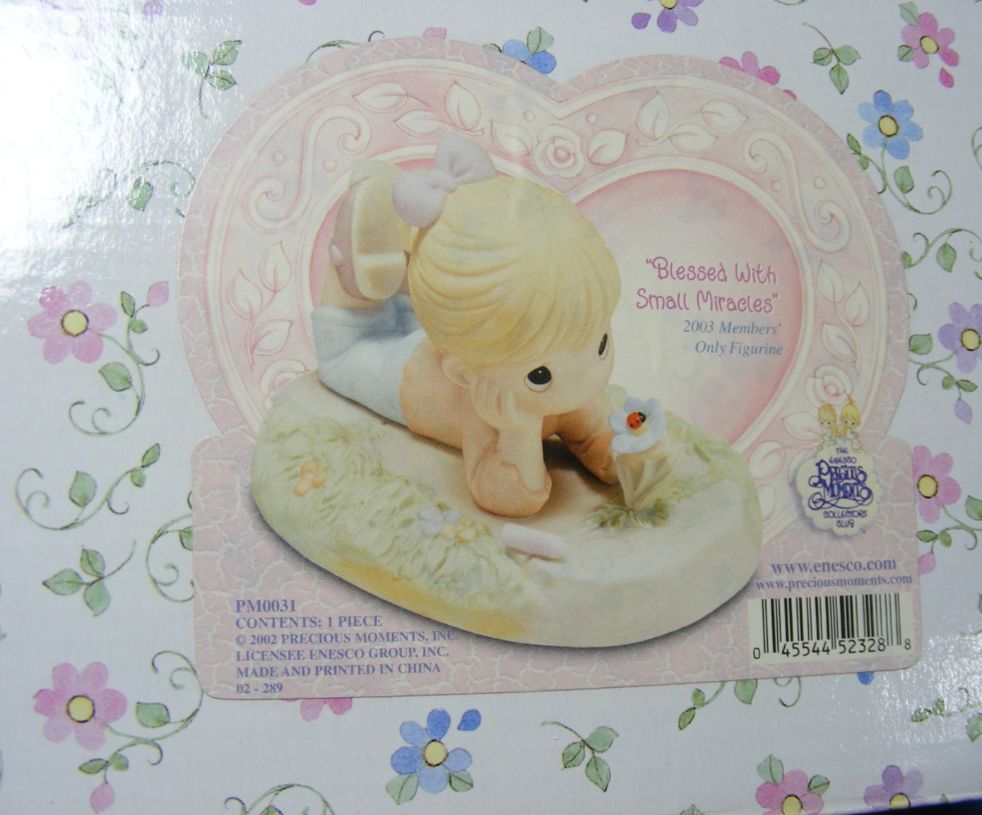 Precious Moments BLESSED WITH SMALL MIRACLES PM0031