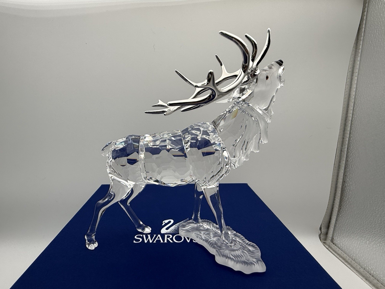 SWAROVSKI CRYSTAL STAG, #291431, RETIRED, WITH BOX- EXCELLENT CONDITION