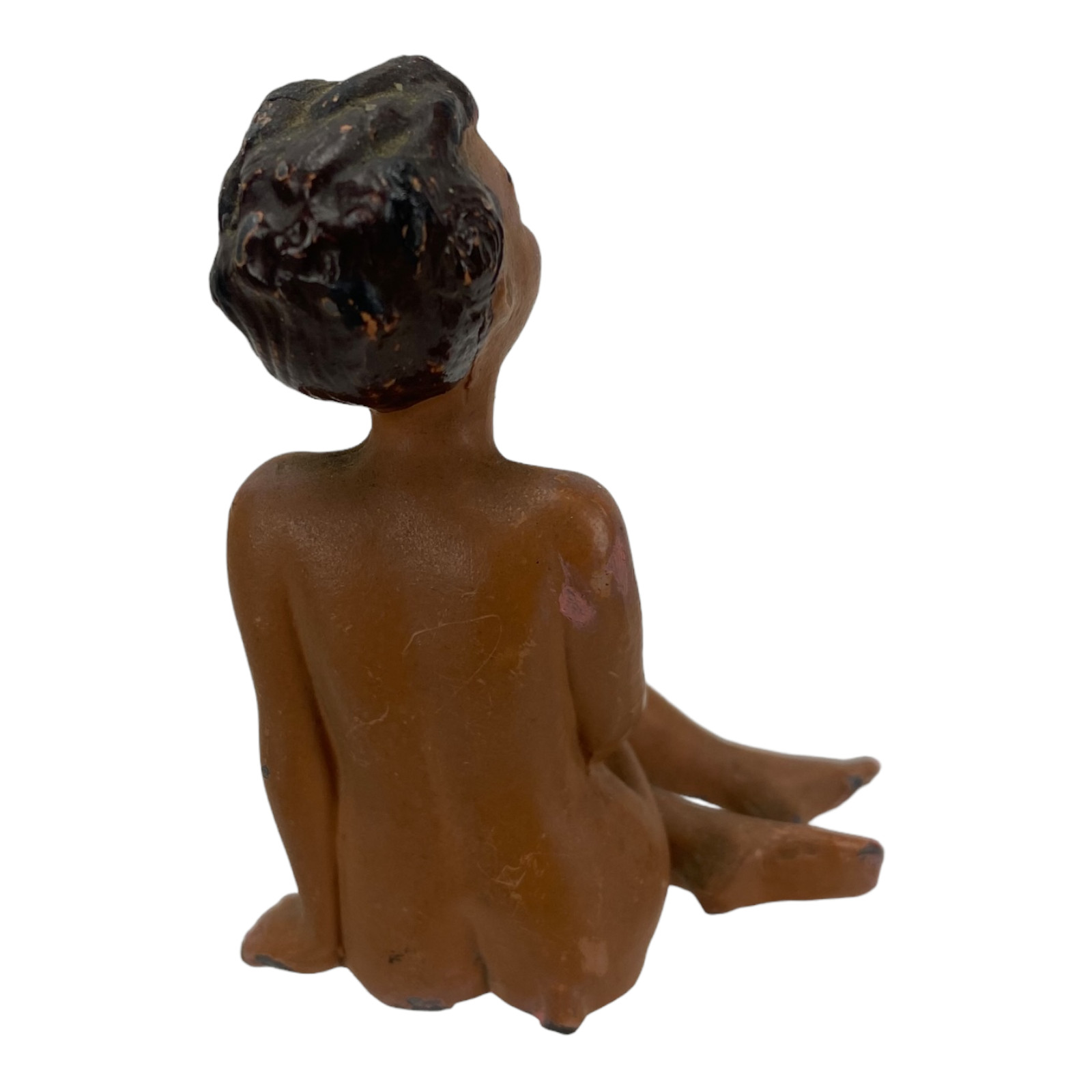 VINTAGE METAL PINUP FIGURINE RISQUE