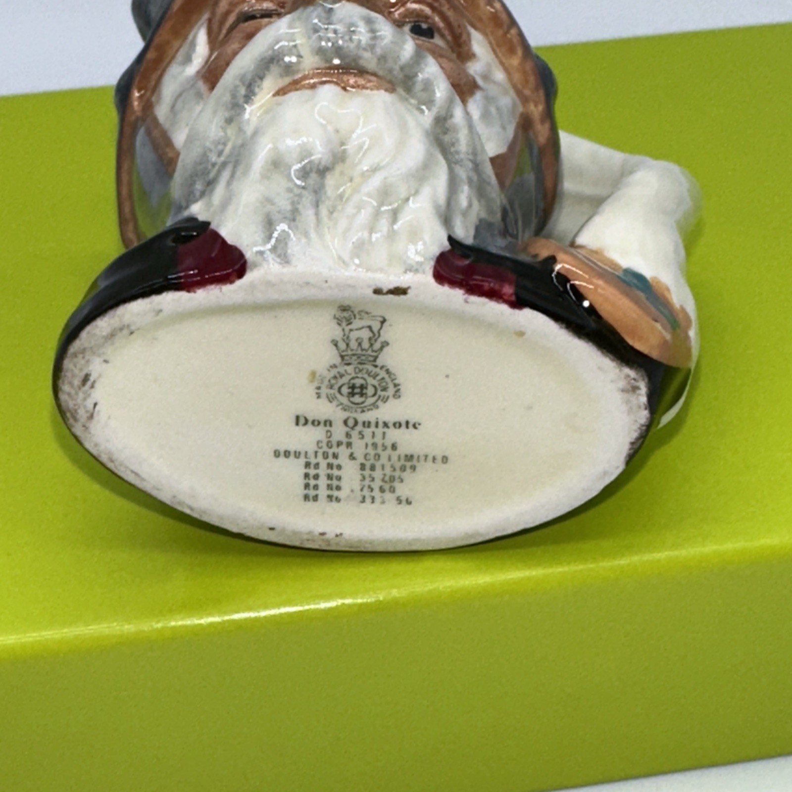Royal Doulton Toby d6511 “DON QUIXOTE” 2-1/4” Mini Mug EUC