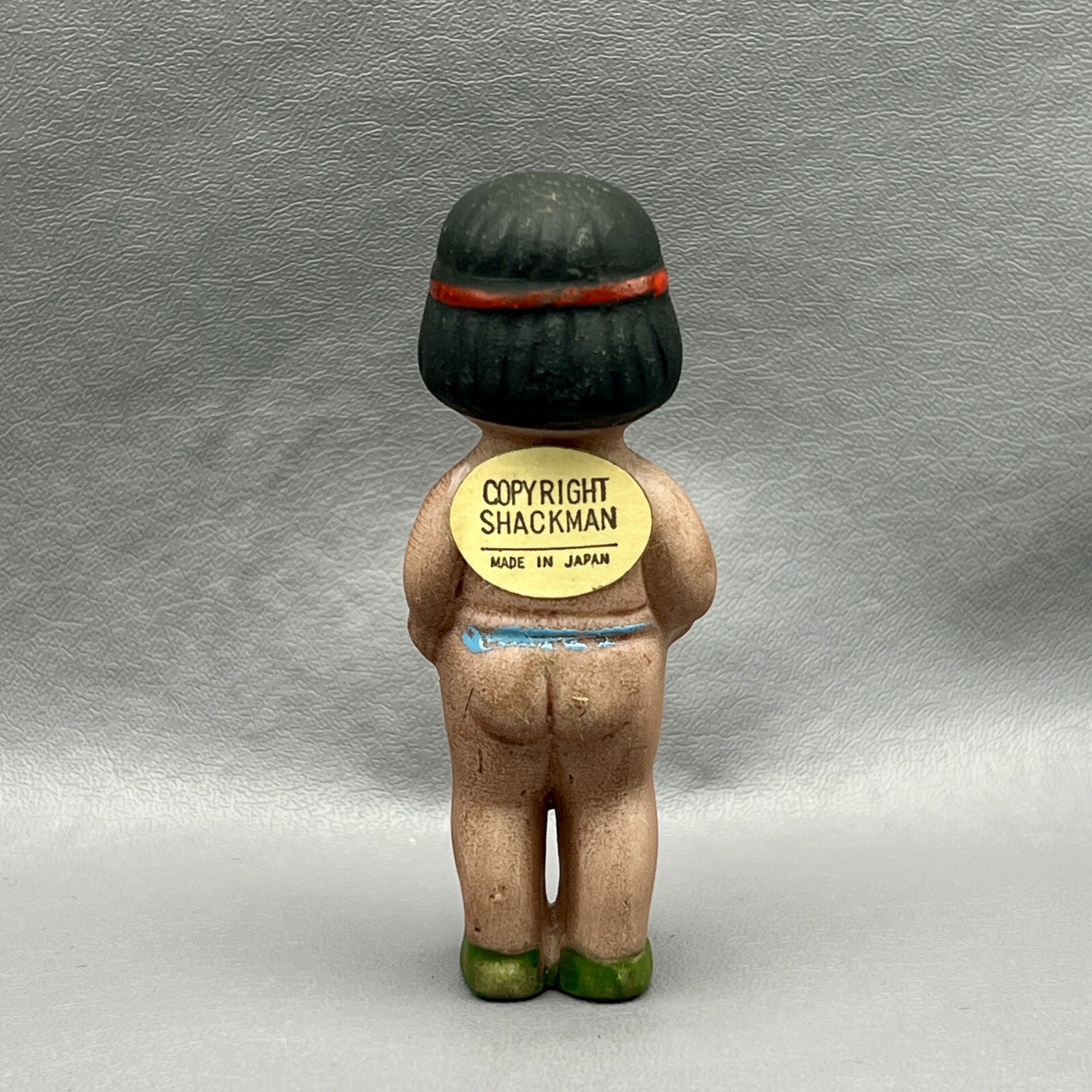 Vintage Native American Child 2.5″ Figurine Shackman Made In Japan