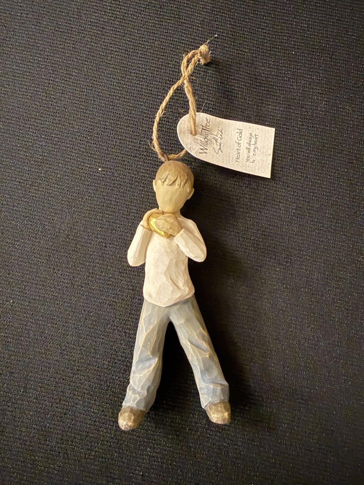 Willow Tree “Heart of Gold” Sculpted Boy~Retired~Susan Lordi 2004