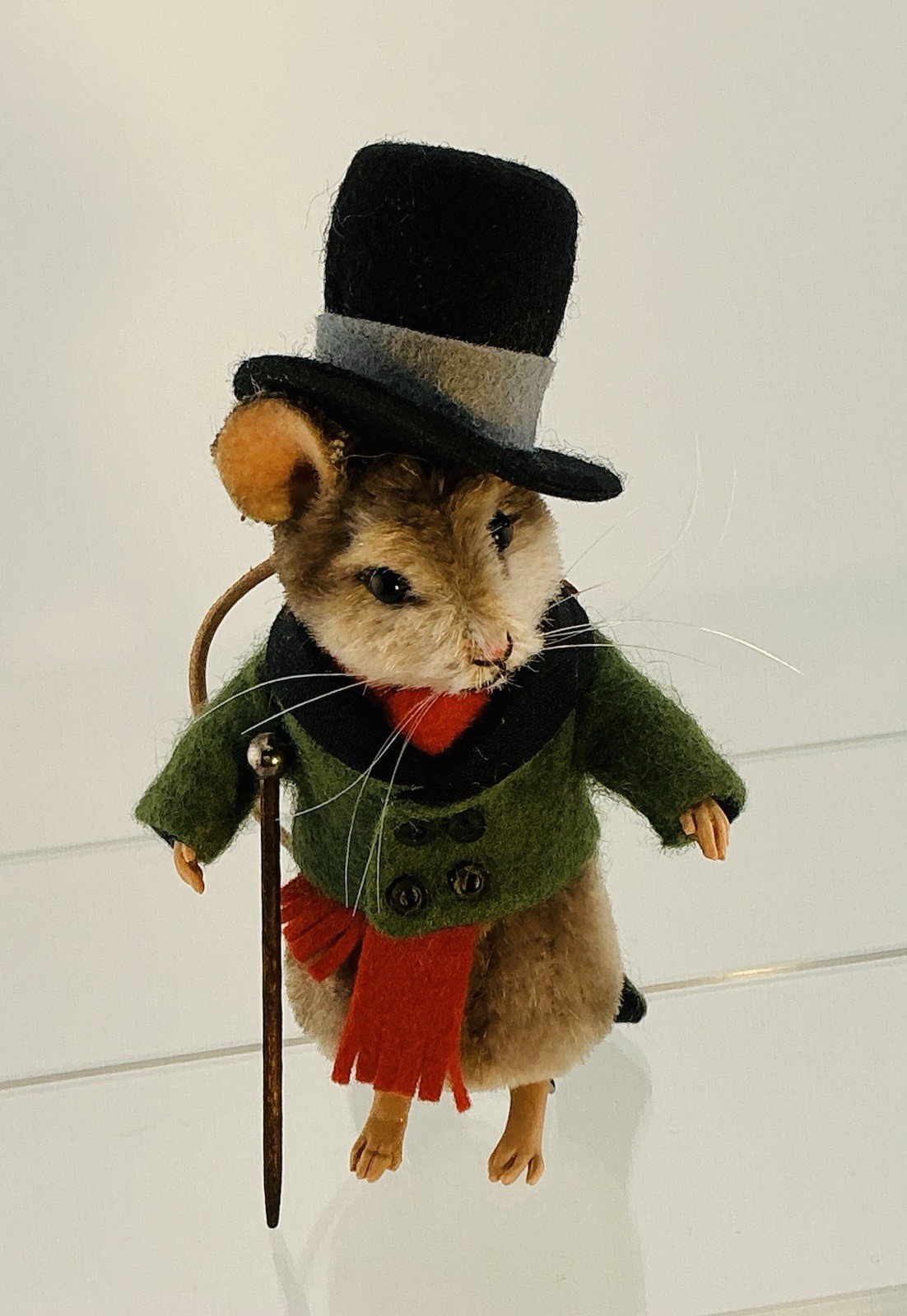 R. John Wright Limited Edition 3/100 “Fritz” 4.5” Winter Mouse With Box