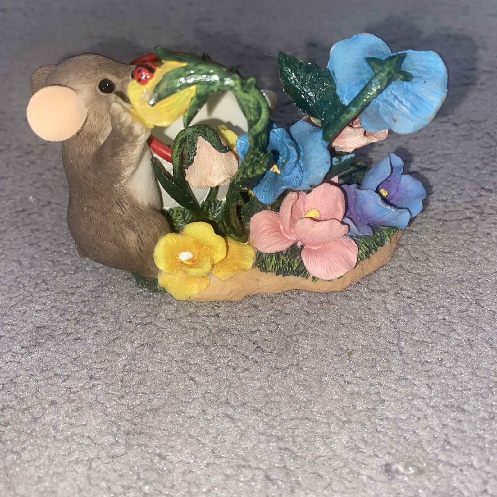 Charming Tails “Hi Sweet Pea” 3.50”x3.0” ~ VGC ~