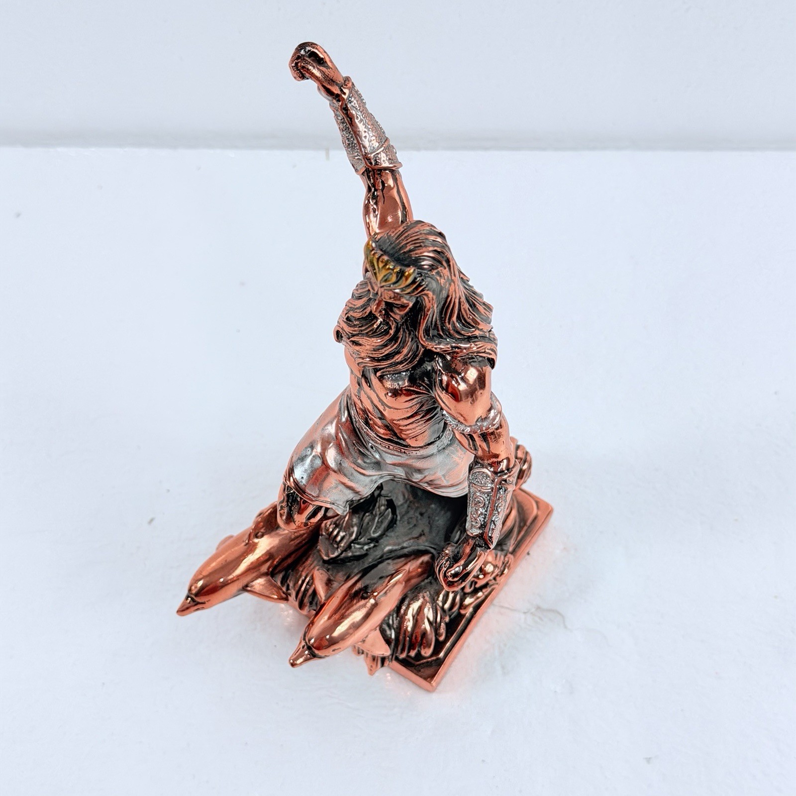Poseidon Greek God Of The Sea Cold Cast Bronze Statue Sculpture Nautical Figure