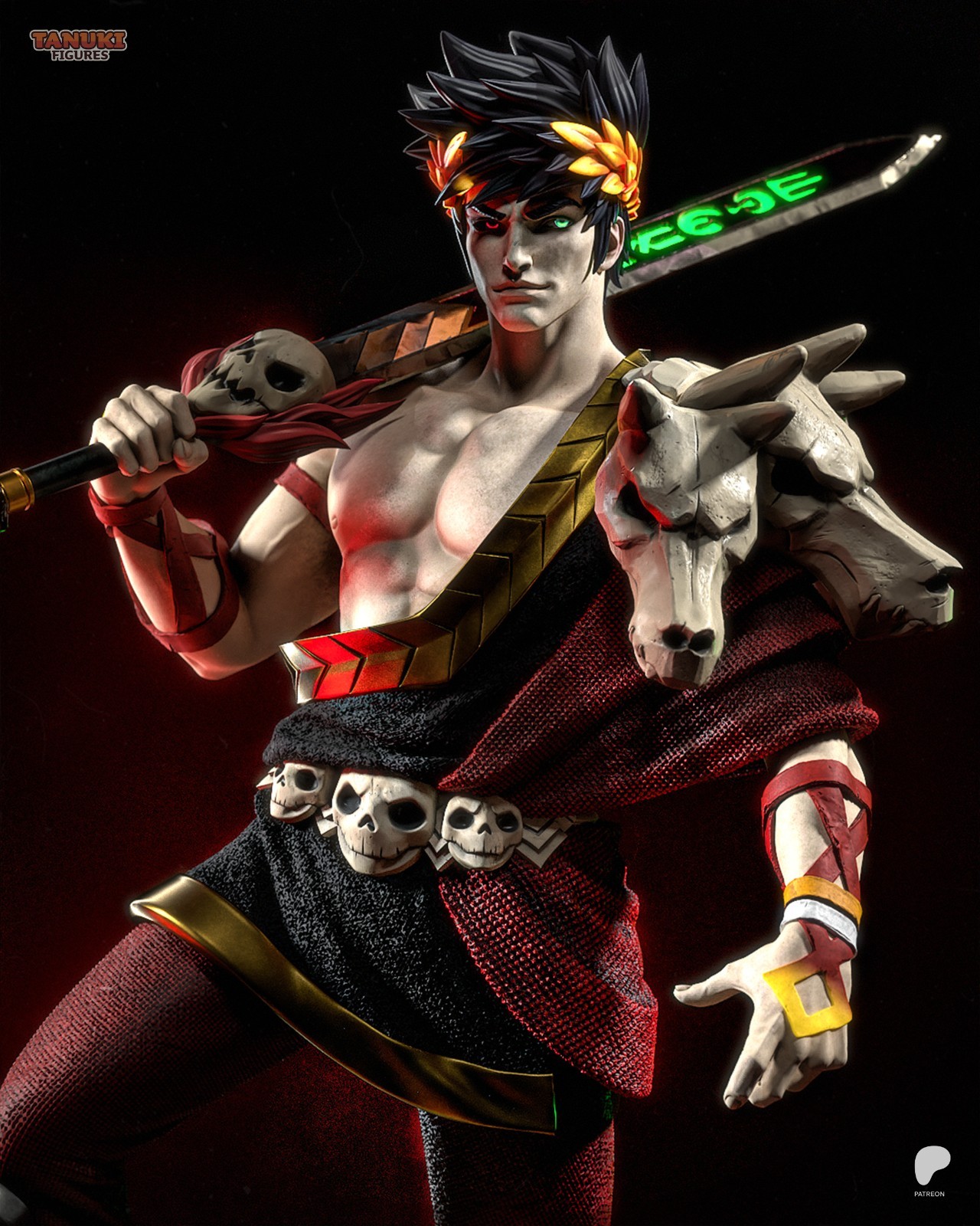 Zagreus – Hades 1/6 Scale Figure Statue Unpainted Garage Kit Resin