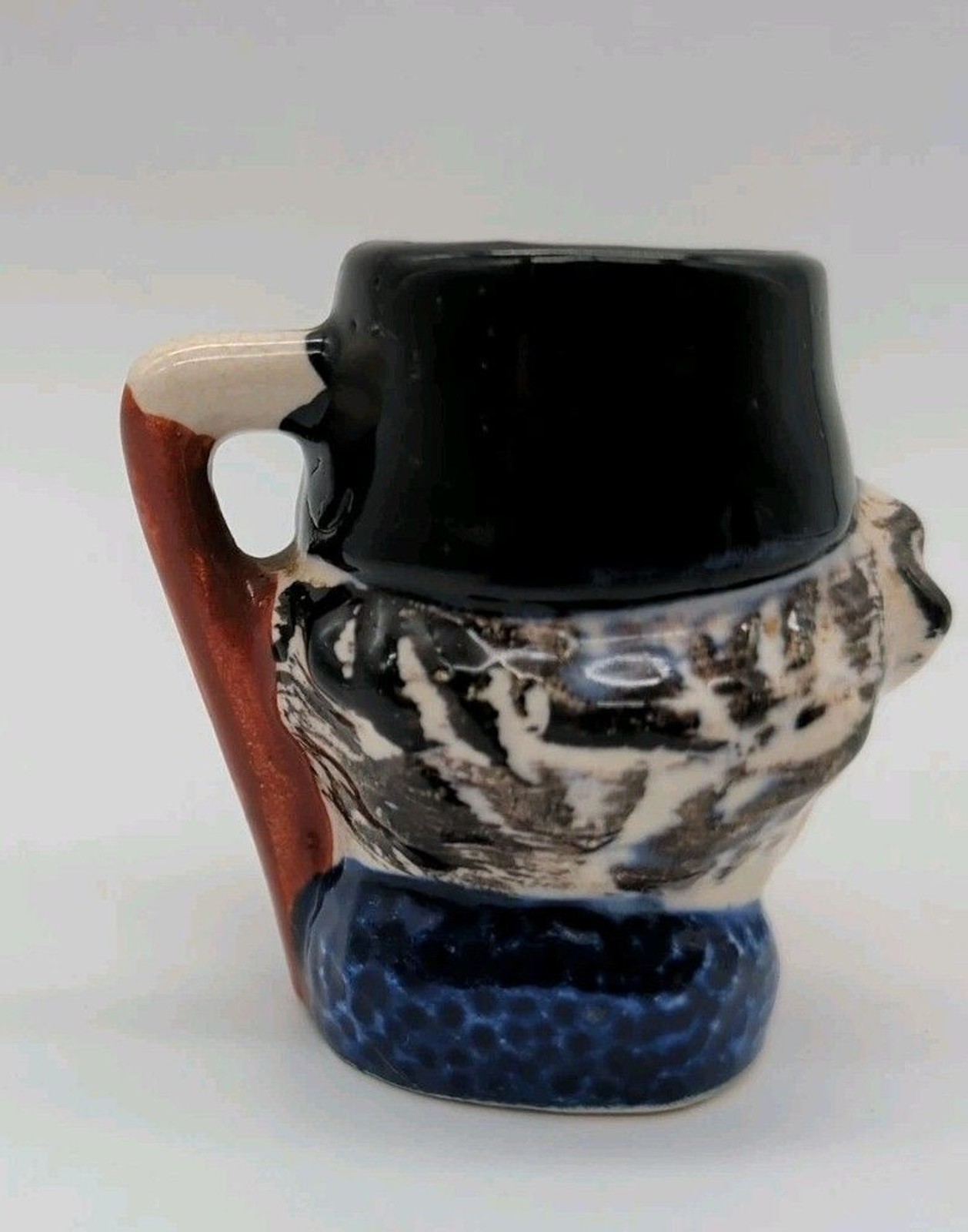 Miniature Toby Face Character Jug Mug MADE IN JAPAN Vintage