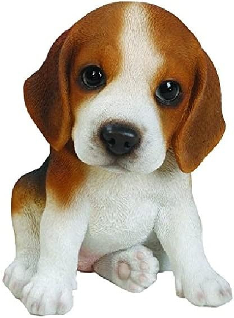 Gift 87771-G Sitting Beagle Puppy Figurine, 6-Inch Height, Brown and White