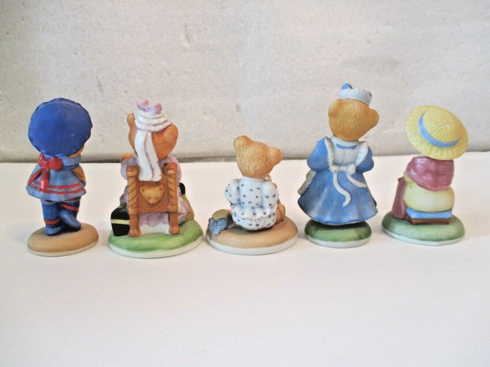 LOT 5 Franklin Mint Hotel Teddington Bears Harriet Francine Priscilla Bonnie Lou