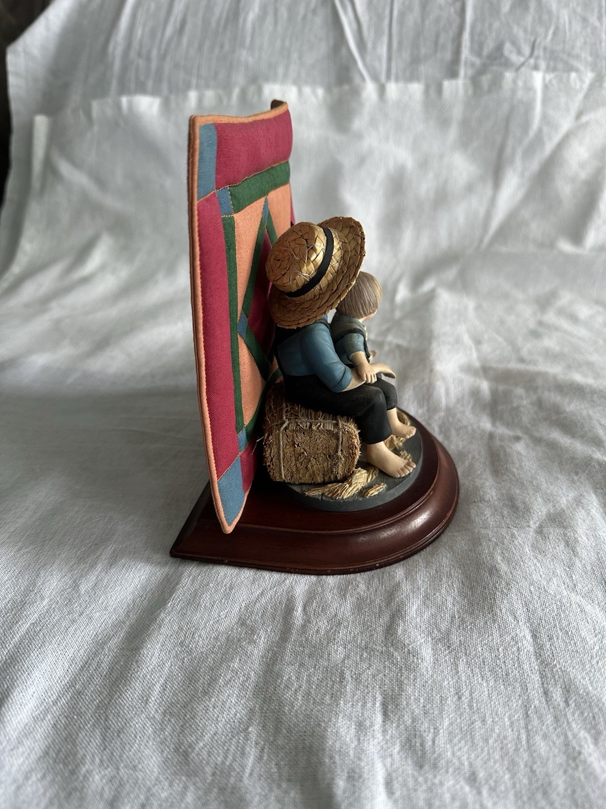 Willitts Designs Amish Heritage Eli & Benjamin Kids Figurine Signed