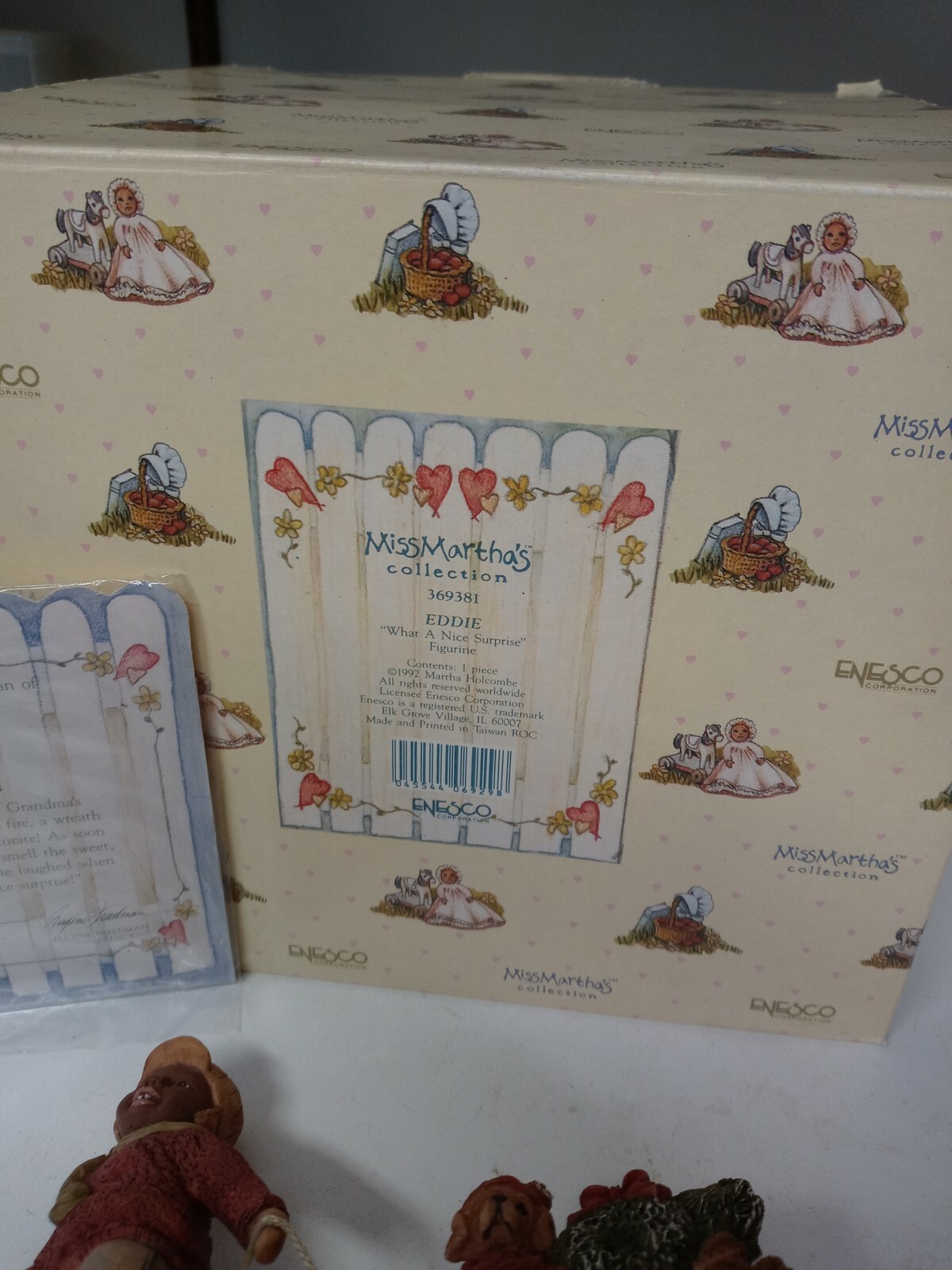 Enesco *EDDIE* Miss Martha’s Collection Figurine Christmas Holiday