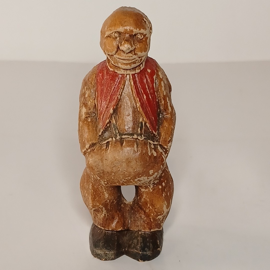 Vintage 1940s’ Syroco Wood Composite Old Man Figurine Country Folk Collectible