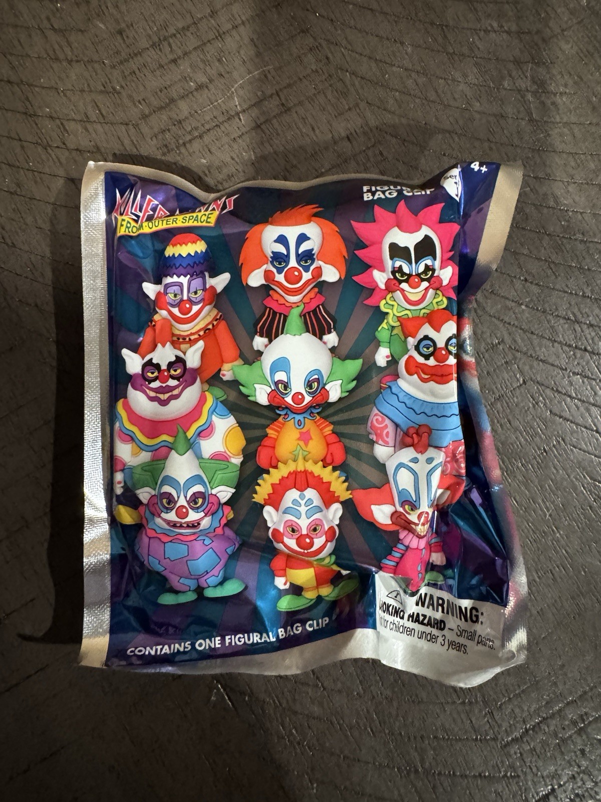 Monogram Killer Klowns From Outer Space Series 1 3D Foam Bag Clip (Sealed)