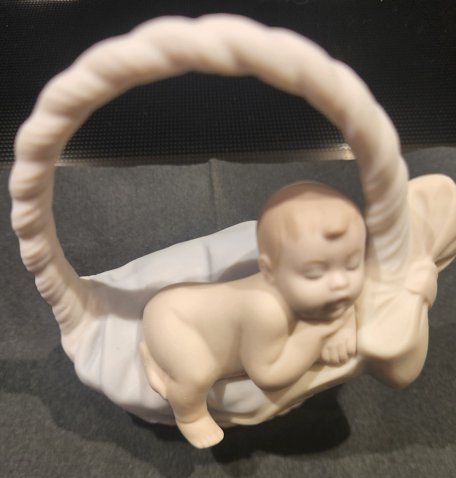 RETIRED Lladro Born In 2007 Baby Boy Figurine ~ Includes Original Box and Papers