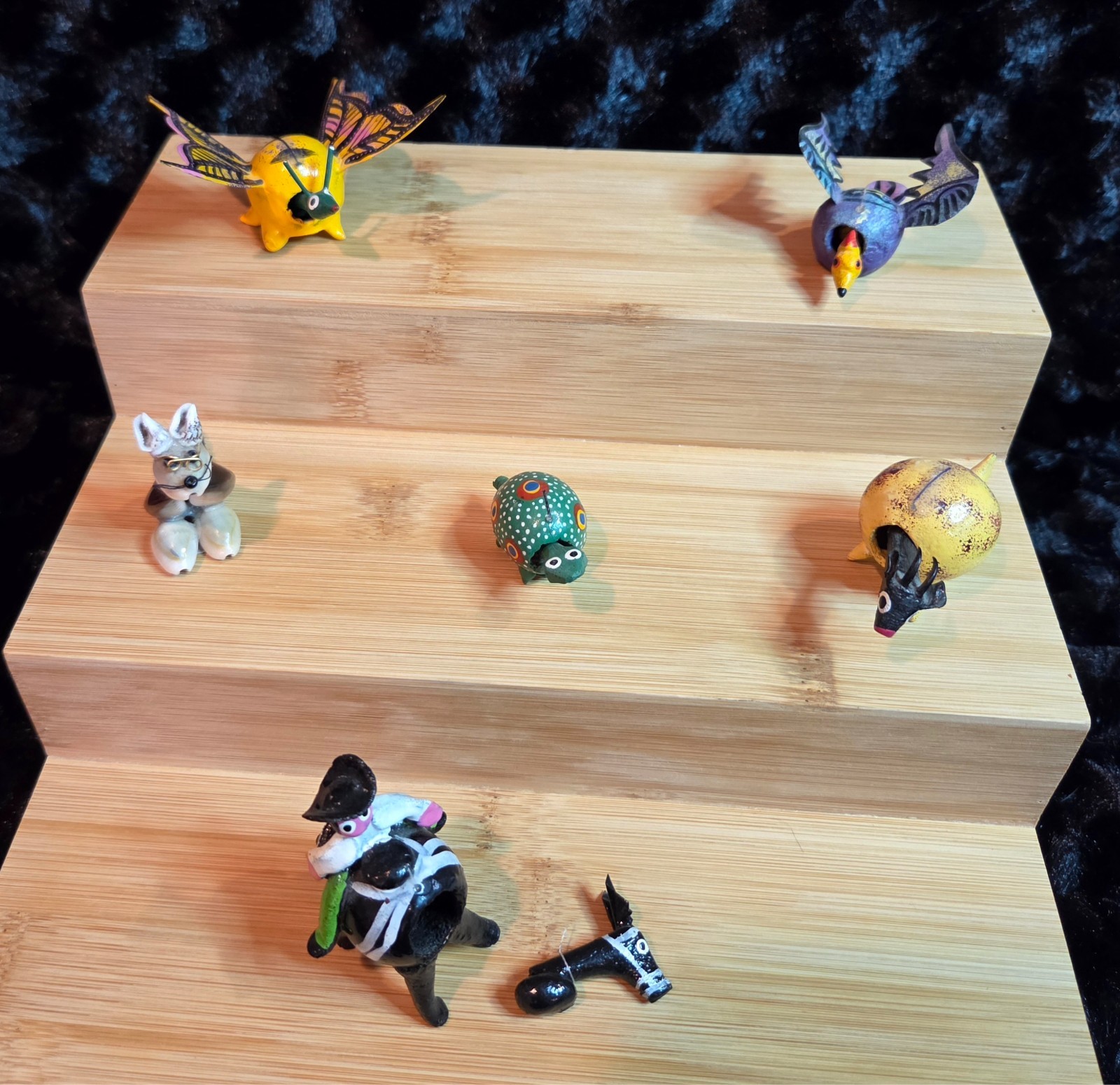 Small Weird Animal Bobble Head and shell figurines