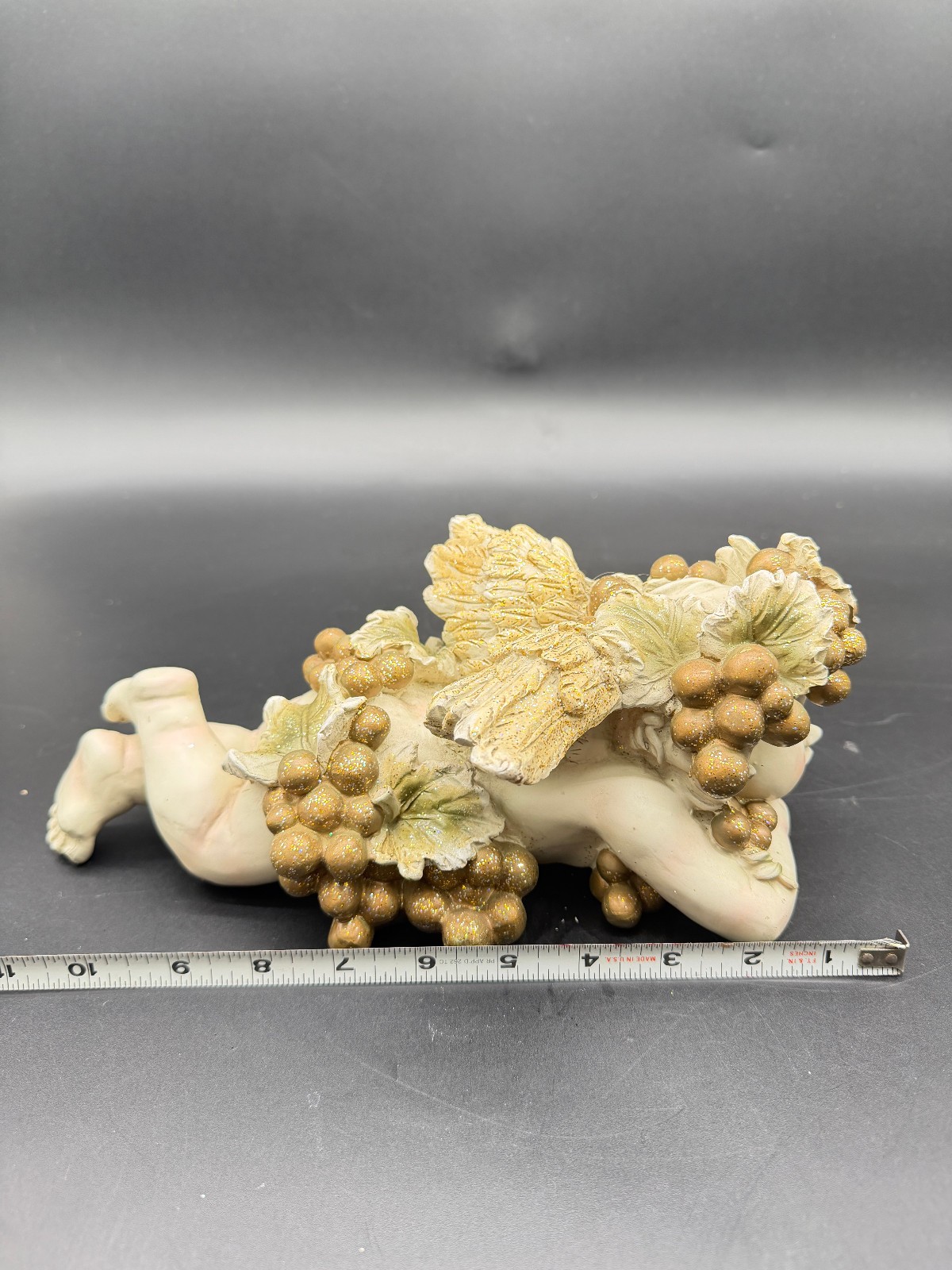 Angel Cherub Resin Angel figurine Beautiful Details and Coloring 12 In